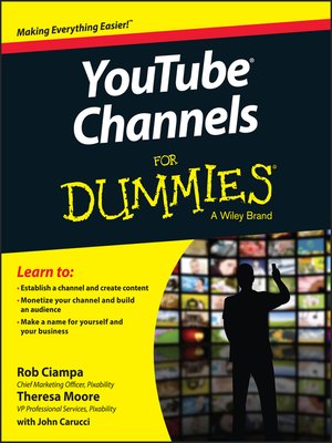 cover image of YouTube Channels For Dummies